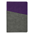 Ежедневник Flexy Smart Porta Nuba Latte A5, Серый/фиолетовый