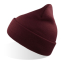 Шапка вязаная  двойная Wind-S, бордовый
