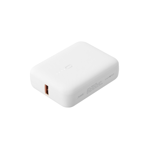 Внешний аккумулятор с функцией быстрой зарядки Формула (Formula) 10000 mAh, белый