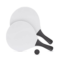 Набор для пляжного тенниса, черный