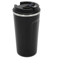 Термокружка Andy с дисплеем, Черный