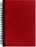 Ежедневник Notera Maxi, недатированный, красный