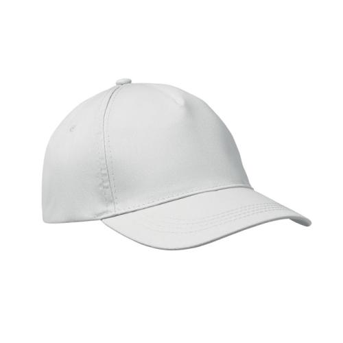 5 panel baseball cap, белый
