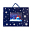 Пакет малый   BLUE WONDER размер 32 x 27 x 11 см, синий