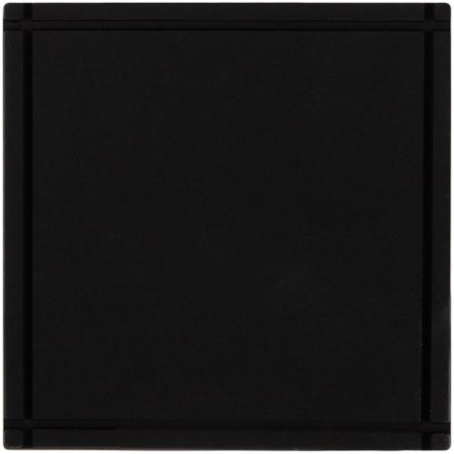 Лейбл из ПВХ Dzeta, L, черный