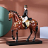 Статуэтка &amp;quot;Наездница и лошадь&amp;quot;, Черный/коричневый
