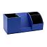 Настольный органайзер Boss c беспроводной зарядкой, Синий