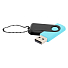 Флешка Designer To Go 2.0 USB 16Gb, Бирюзовый/Черный
