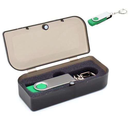 Флешка Twist 16 Гб в футляре, Зелёный