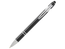 Kish шариковая ручка с серебристой отделкой - сплошной черный (синие чернила)