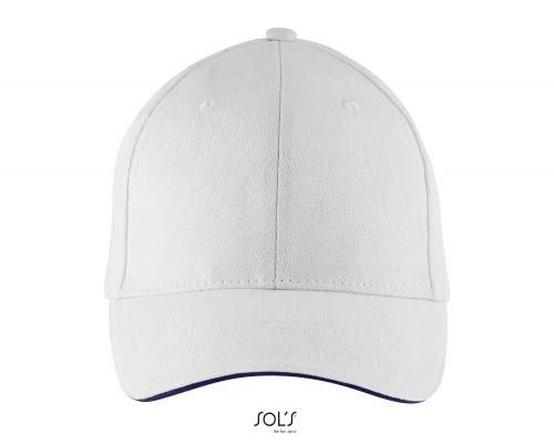 Бейсболка BUFFALO, Белый/Кобальт
