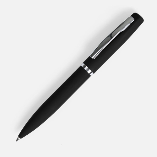 Ручка шариковая Bolt Soft Touch, черная