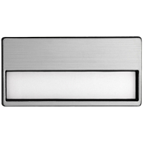 Бейдж Me Silver , Серебристый с чёрным
