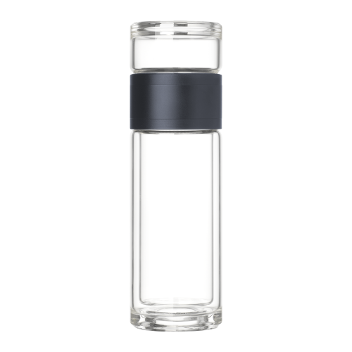 Бутылка стеклянная с двойными стенками Terso, синяя