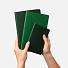 Блокнот Alpha slim, зеленый