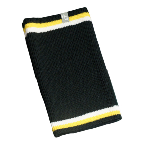 Образец вязанный снуд CUSTOM MERCH, 100% аркил, черный, желтый