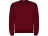 Свитшот с начесом Clasica унисекс, гранатовый