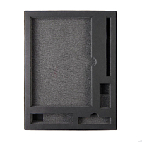 Коробка "Tower", сливбокс, размер 20*29*4.5 см, картон черный,300 гр. ложемент изолон, черный Коробка "Tower", сливбокс, размер 20*29*4.5 см, картон черный,300 гр. ложемент изолон, черный