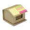 Стикеры из картона, бежевый