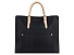 Сумка-шоппер BUGATTI Ella, черная , полиуретан, 37х12х31 см
