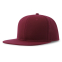 Бейсболка SNAP BACK-S, 6 клиньев, пластиковая застежка, темно-красный