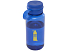 Спортивная бутылка Ryder из переработанного ПЭТ-пластика объемом 900 мл с многофункциональной крышкой, сертифицированная RCS - Ярко-синий