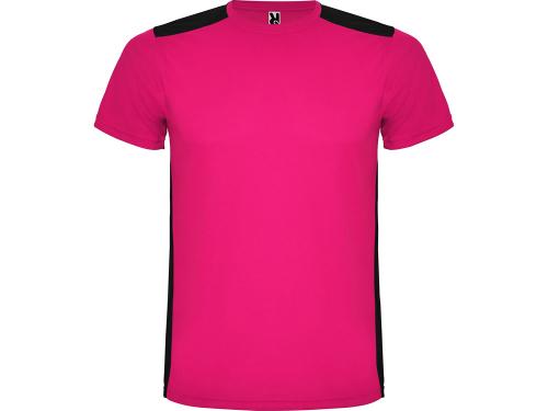 Спортивная футболка Detroit мужская, яркая фуксия/черный