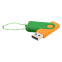 Флешка Designer To Go 2.0 USB 16Gb, Оранжевый/Зеленый