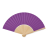 Manual hand fan, фиолетовый