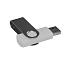 USB flash-карта DOT (32Гб), белый, серебристый