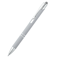 Ручка металлическая Ingrid софт-тач, Серый