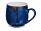 Кружка с вулканическим эффектом по краю Etna, 440 мл, синий