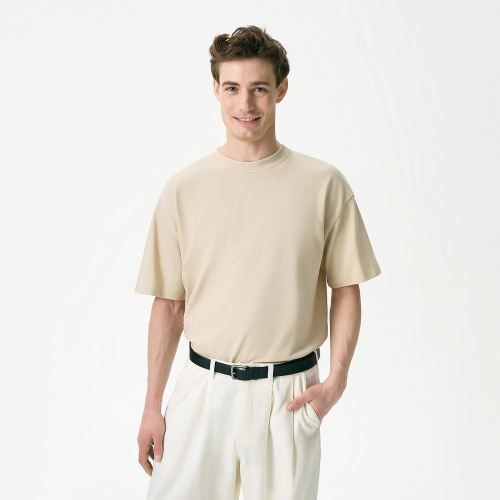 Футболка унисекс премиум Аура (Aura), бежевый