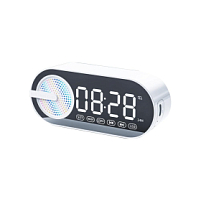 Колонка беспроводная MyTone Sound Clock c часами, Белый Колонка беспроводная MyTone Sound Clock c часами, Белый