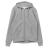 Толстовка на молнии с капюшоном Unit Siverga, серый меланж