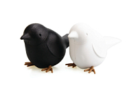 Набор для специй Sparrow Salt &amp; Pepper, Черно-Белый