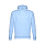 Толстовка с капюшоном унисекс PHOENIX 320, голубой