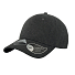 Бейсболка UNI-CAP PIQUET, без панелей и швов, без застежки, темно-серый