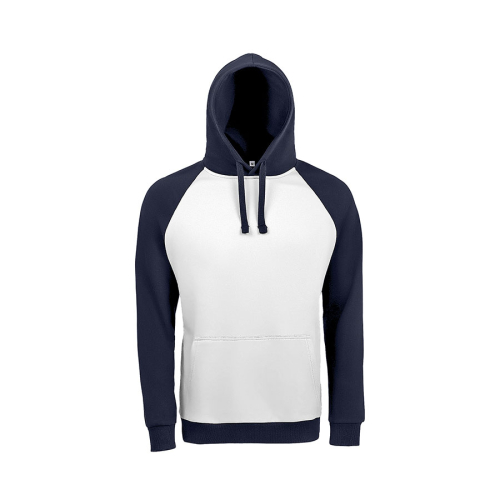 Толстовка унисекс SEATTLE 280, белый, темно-синий