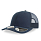 Бейсболка BRYCE, 6 клиньев, пластиковая застежка, переработанный полиэстер, темно-синий