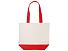 Сумка для шоппинга Cotton из переработанного хлопка 280 г, красный