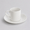 Кофейная пара прямой формы Espresso, 100мл, белый