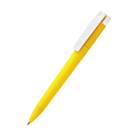 Ручка пластиковая T-pen софт-тач, Желтый