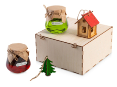 Подарочный набор Decoration Deluxe 2.0 с двумя видами варенья, натуральный