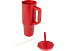 Brady термостакан с силиконовой трубочкой, 900 мл, сертифицированный согласно RCS- Красный