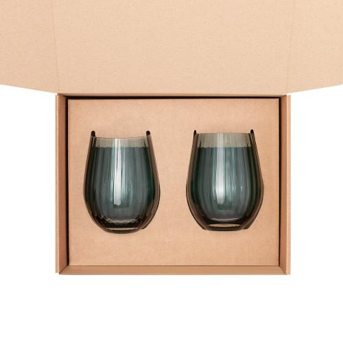 Подарочный набор 2 стакана для воды Capri