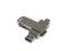 USB 3.0- флешка на 32 Гб поворотный механизм 2 в 1, c дополнительным разъемом Type-C с одноцветным металлическим клипом, серебристый