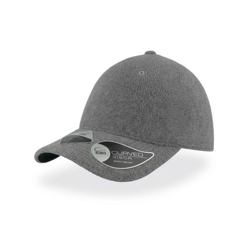 Бейсболка UNI-CAP POLARFLEECE, без панелей и швов, без застежки, серый