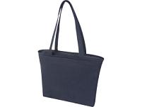 Эко-сумка «Weekender», 500 г/м2, цвет: синий, черный