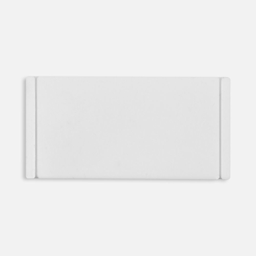 Лейбл из ПВХ Dzeta, XS, белый